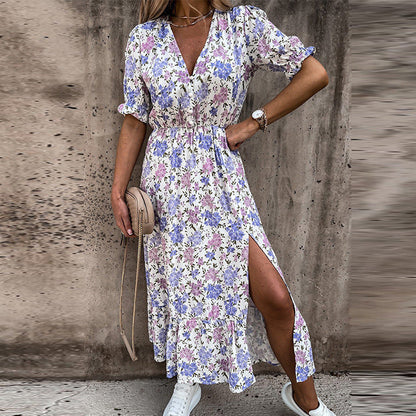 Naila™ - Vestido Floral Elegante