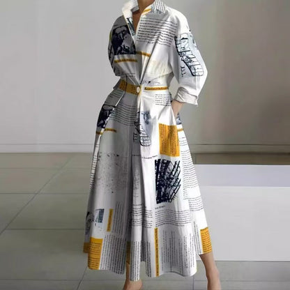 Vestido Largo Tipo Cartera Elegante con Cuello - Chic y Atemporal