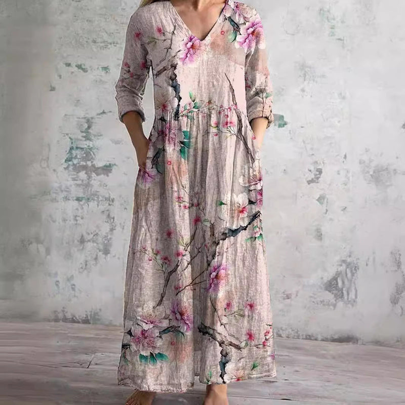 Caroline™ | Vestido de Verano Floral