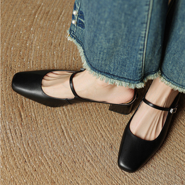 Alicia – Mules de Piel Natural