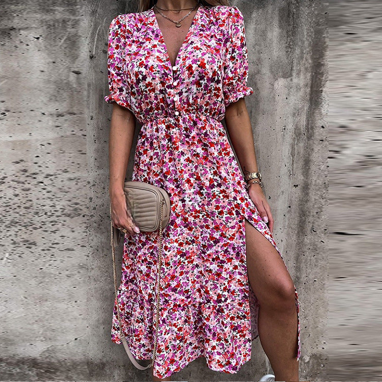 Naila™ - Vestido Floral Elegante