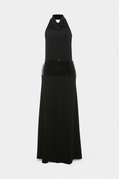 Georgia Vestido Halter Elegancia Lujo
