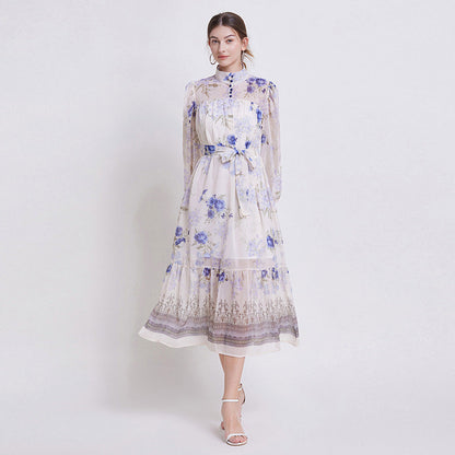 Sarah | Vestido Elegante de Chifón Floral