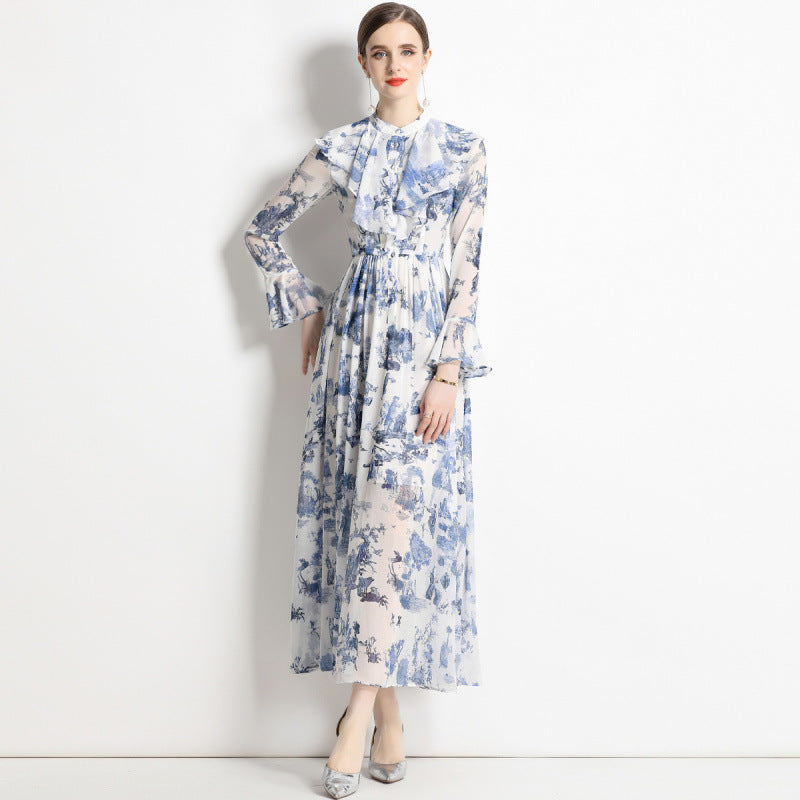 Gabby | Vestido Elegante con Estampado de Tinta