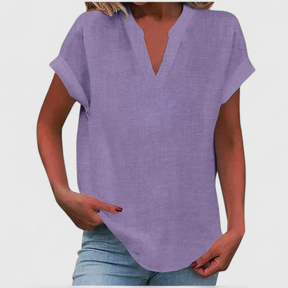 Xavinah | Blusa V-Cuello Cómoda