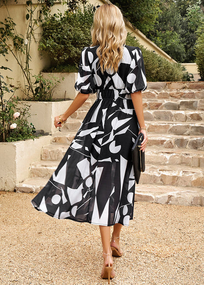 Flore - Vestido Elegante con Patrón Floral