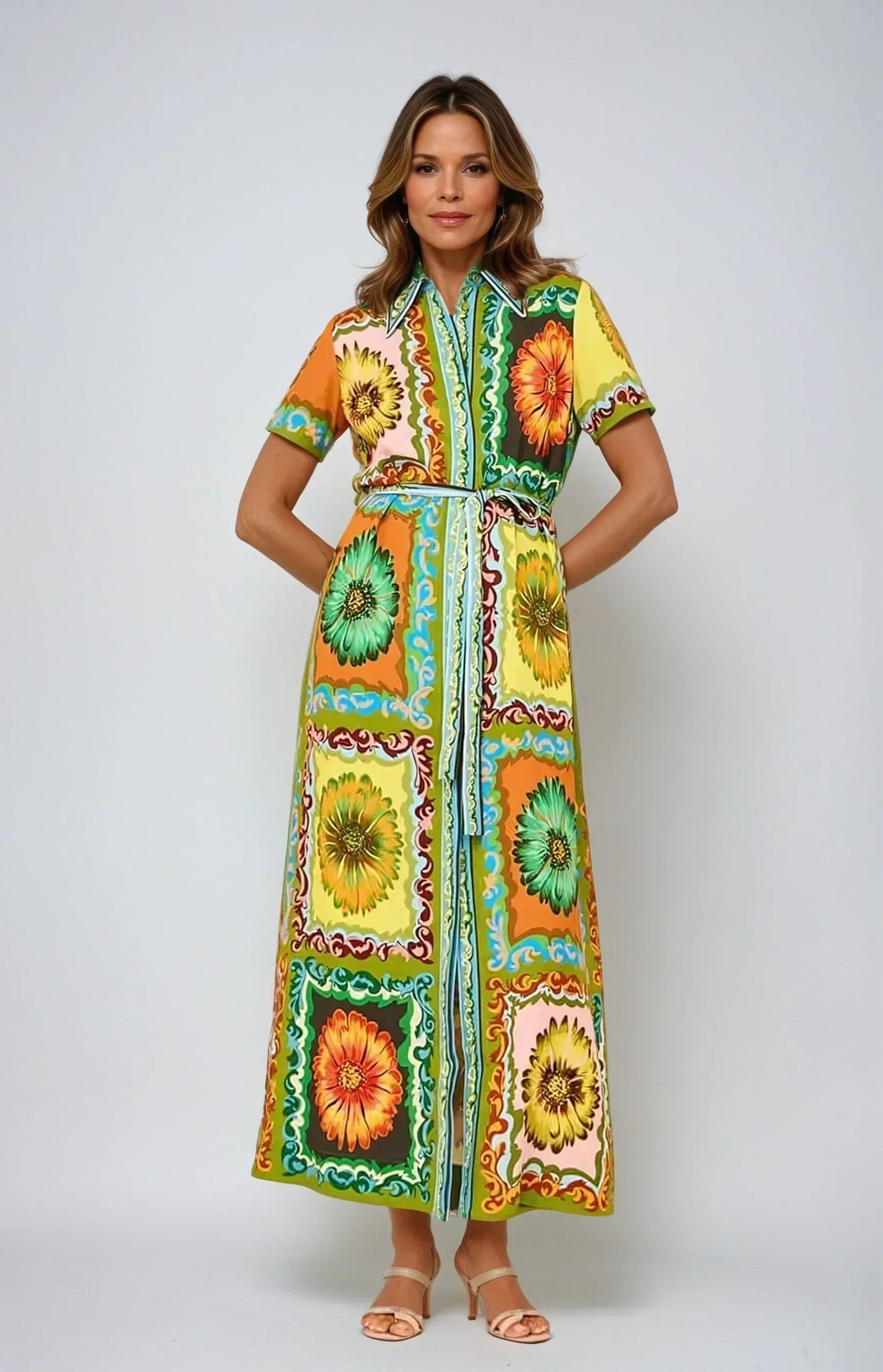 El Vestido Camisa Vintage Bloom