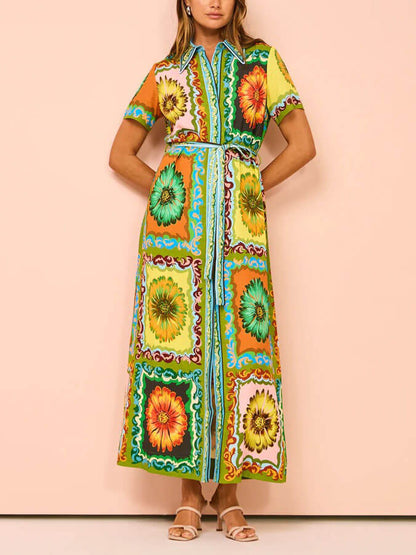 El Vestido Camisa Vintage Bloom