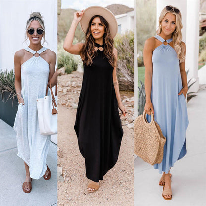 RENATA – VESTIDO MAXI HALTER