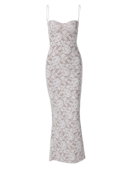EVANGELINE - Vestido Maxi Bordado