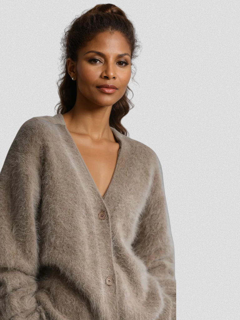 CARDIGÁN CELESTE LUXE FUZZY