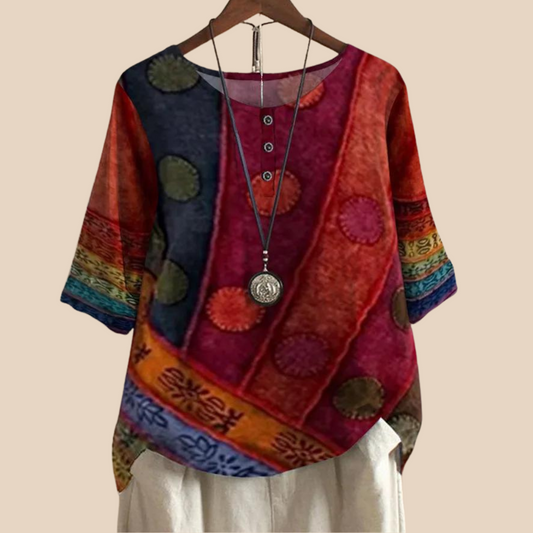 Valarie – Top Bohemio Colorido