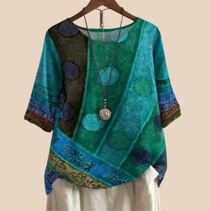 Valarie – Top Bohemio Colorido