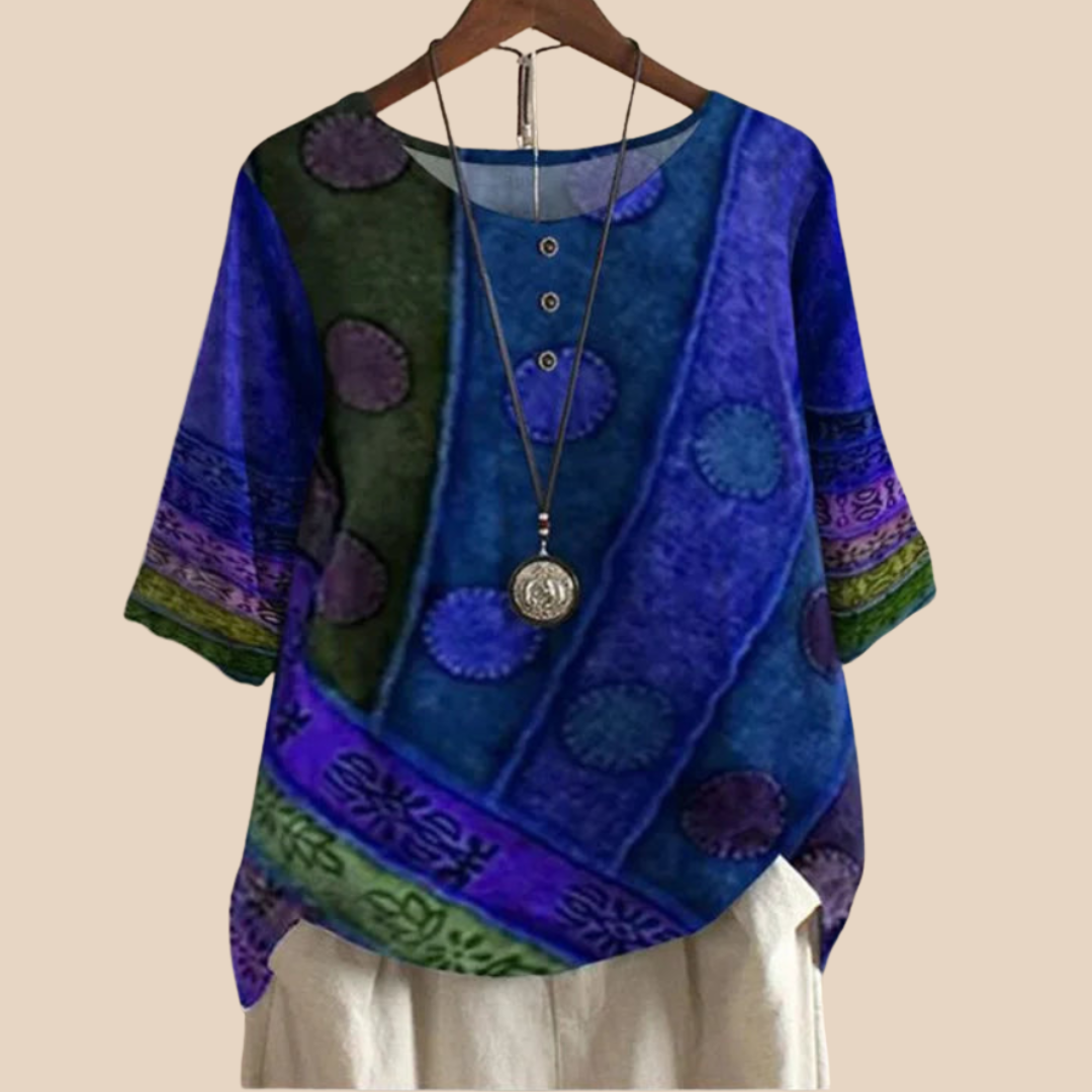 Valarie – Top Bohemio Colorido