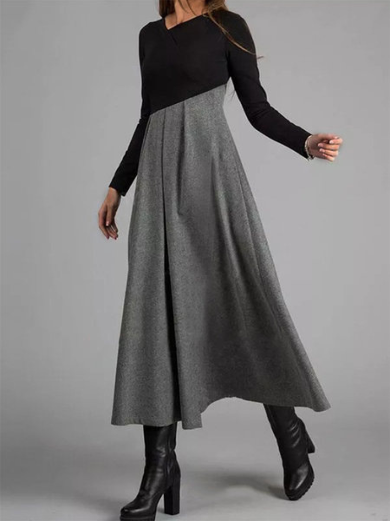 VESTIDO MAXI CRISTEL ELEGANTE