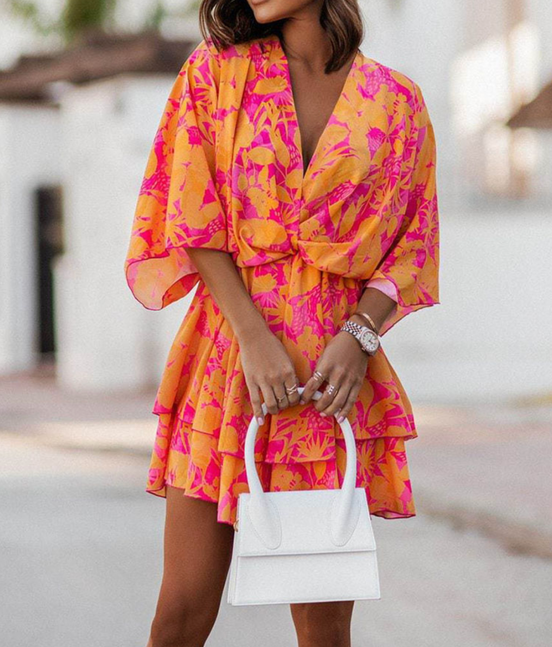 Valeria - Vestido Mini Floral Bohemio