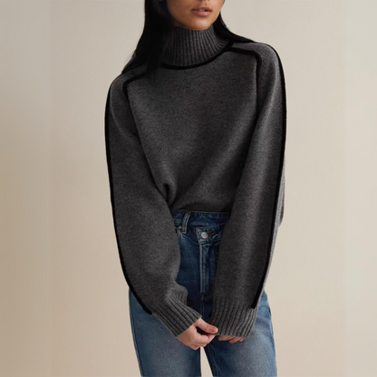 Claire | Suéter Elegante de Cuello Alto
