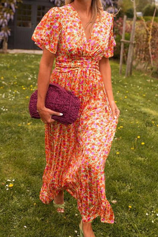 Fe | Vestido Largo Elegante Con Flores