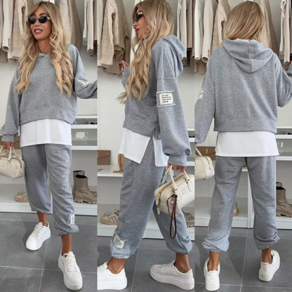THALIRYN – CONJUNTO DE SUDADERA CON CAPUCHA CASUAL
