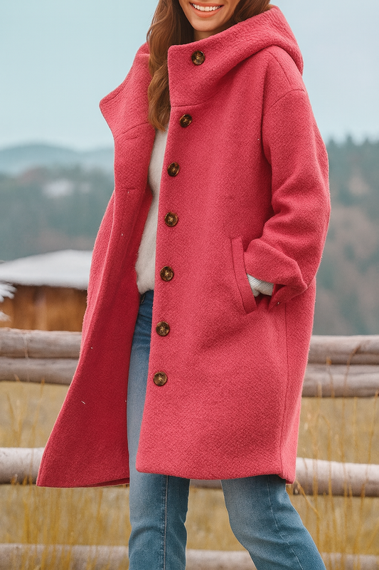 Kaia - Abrigo Casual con Capucha Estiloso
