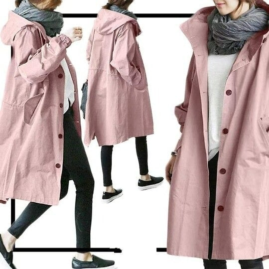 Mandy - Abrigo Trench Impermeable y Elegante
