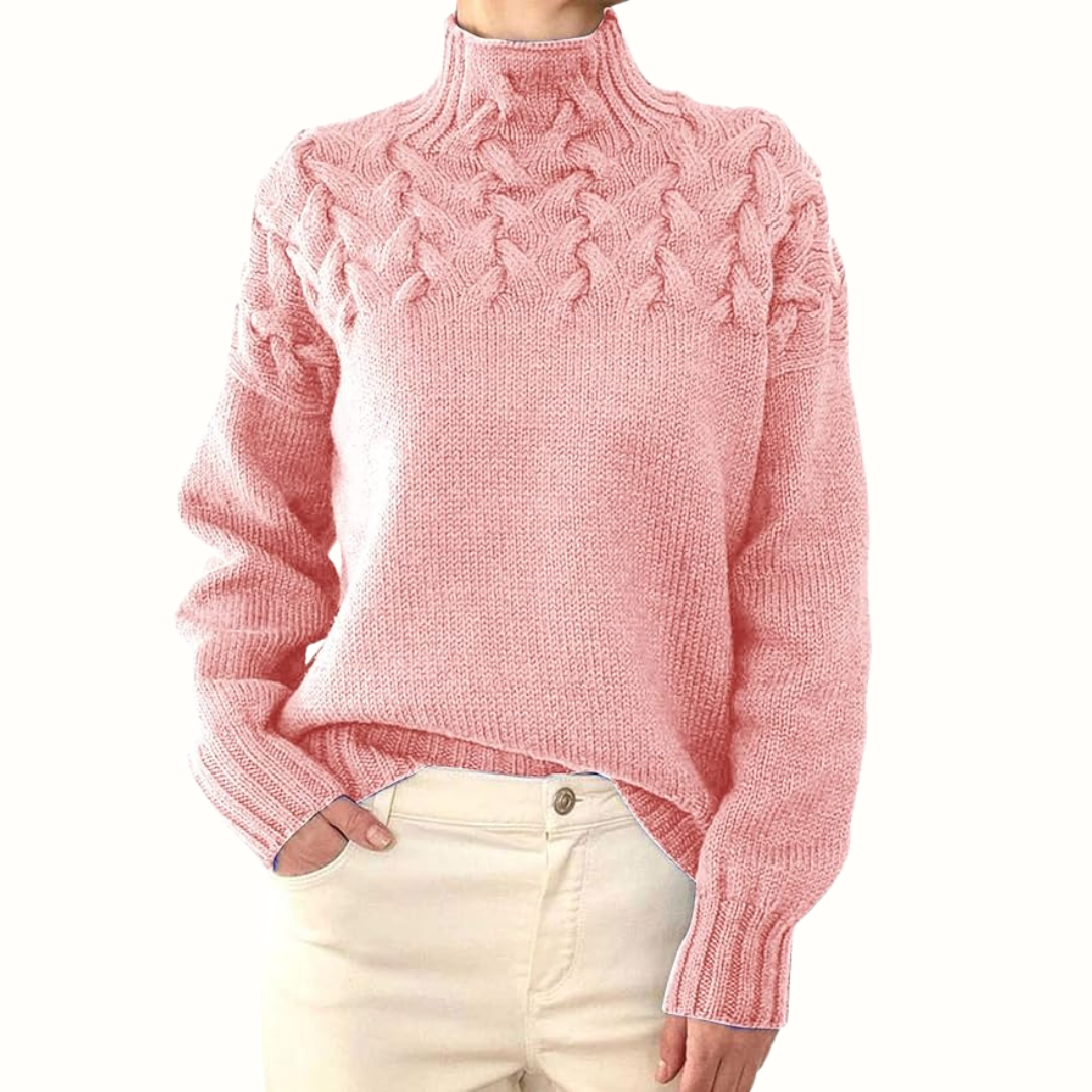 Elena | Suéter de Cuello Alto de Lana