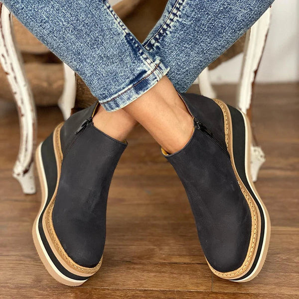 Botas Elegantes Slim-Fit de Cuero