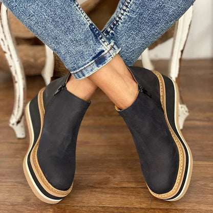 Botas Elegantes Slim-Fit de Cuero