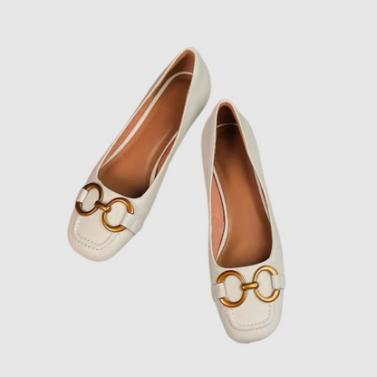 Marie™ | Bailarinas de noche de piel