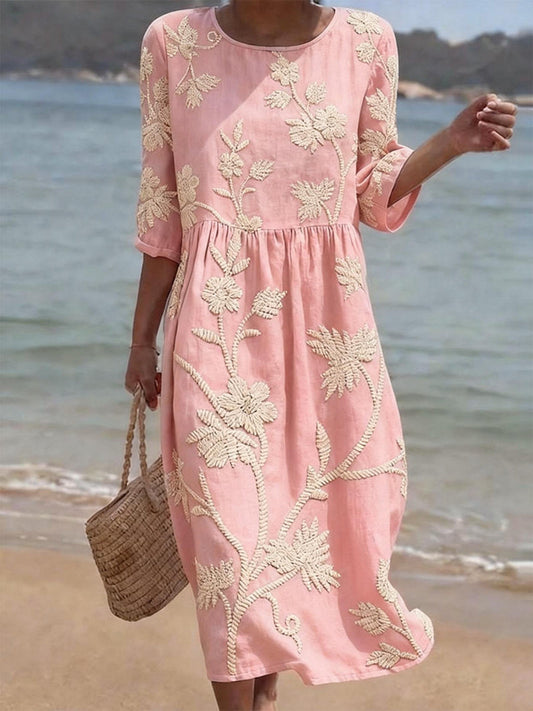Vestido Casual de Mujer con Estampado Floral