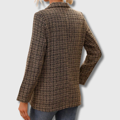 Sabine - Blazer de Tweed Chic para Mujeres Edición Limitada