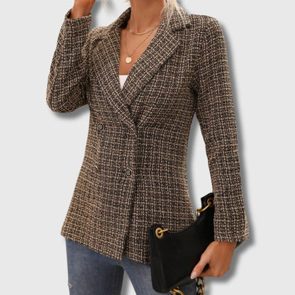 Sabine - Blazer de Tweed Chic para Mujeres Edición Limitada