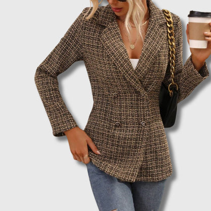 Sabine - Blazer de Tweed Chic para Mujeres Edición Limitada