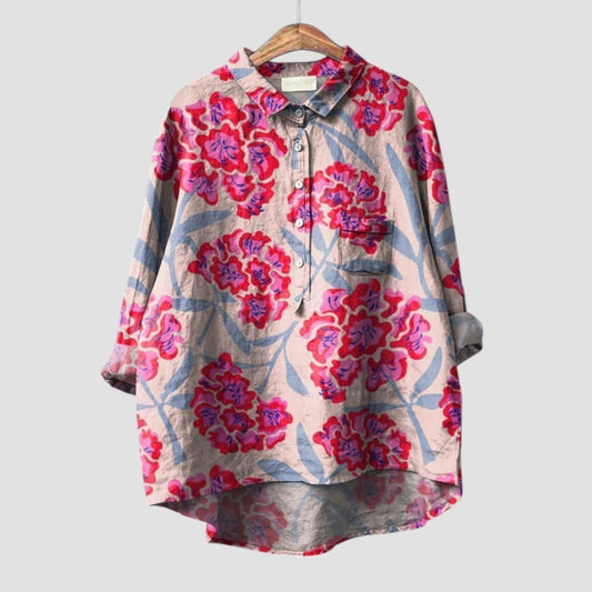 Solvyna™ | 2025 – Blusa Bold Bloom