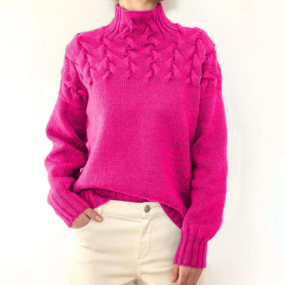 Elena | Suéter de Cuello Alto de Lana