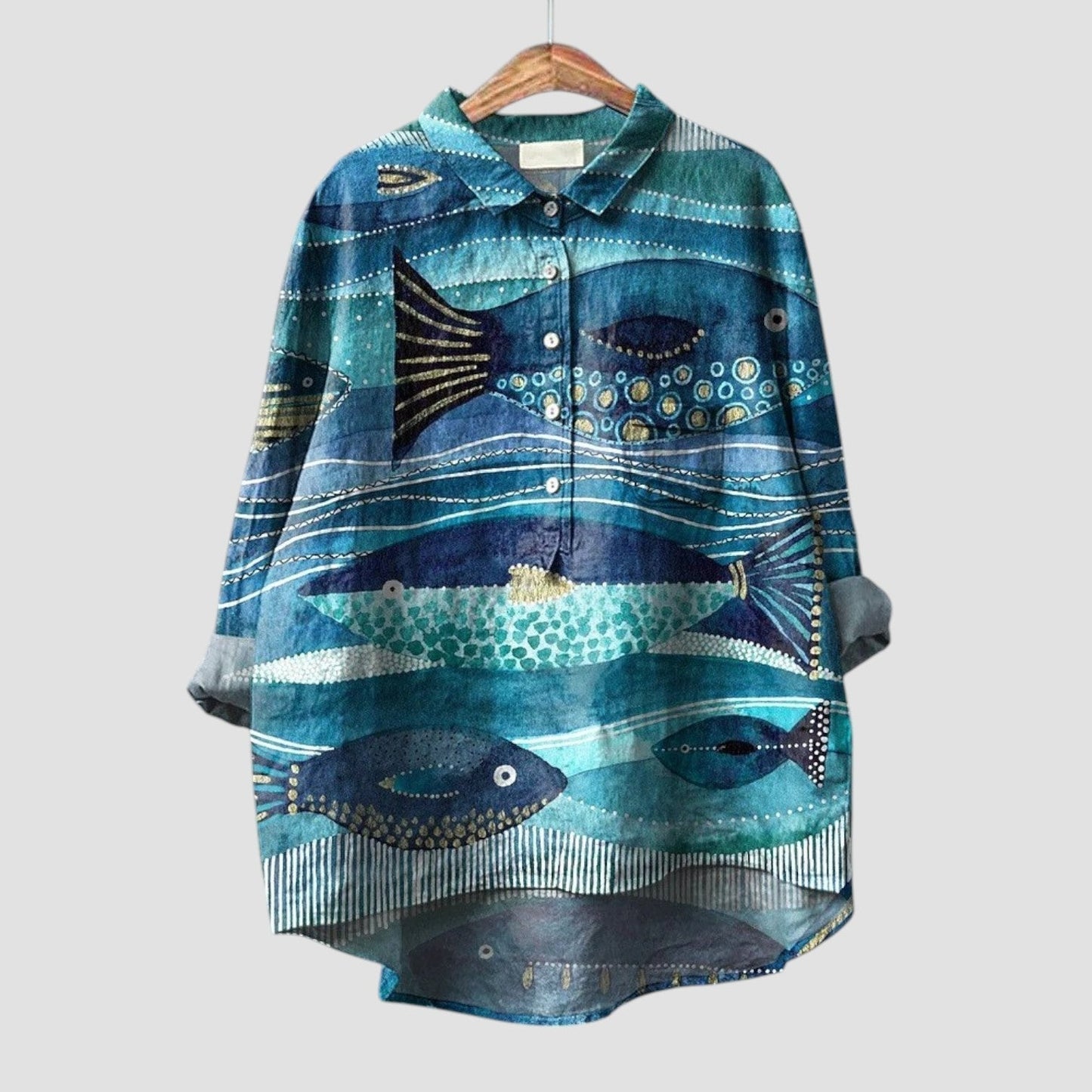 Azelra™ | 2025 – Blusa Ocean Drift
