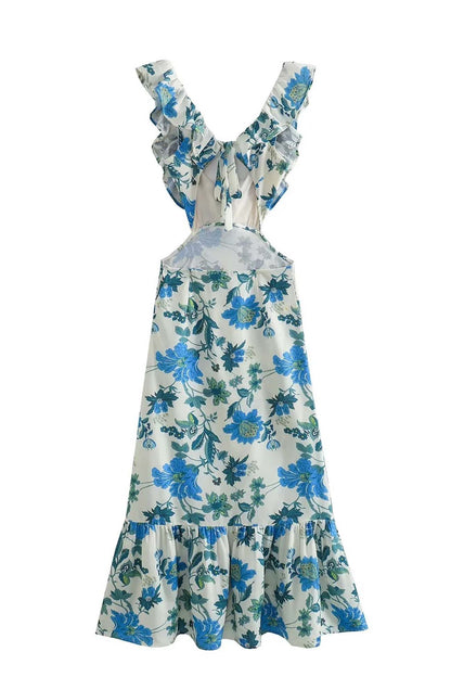 Ariella | Vestido Floral con Volantes