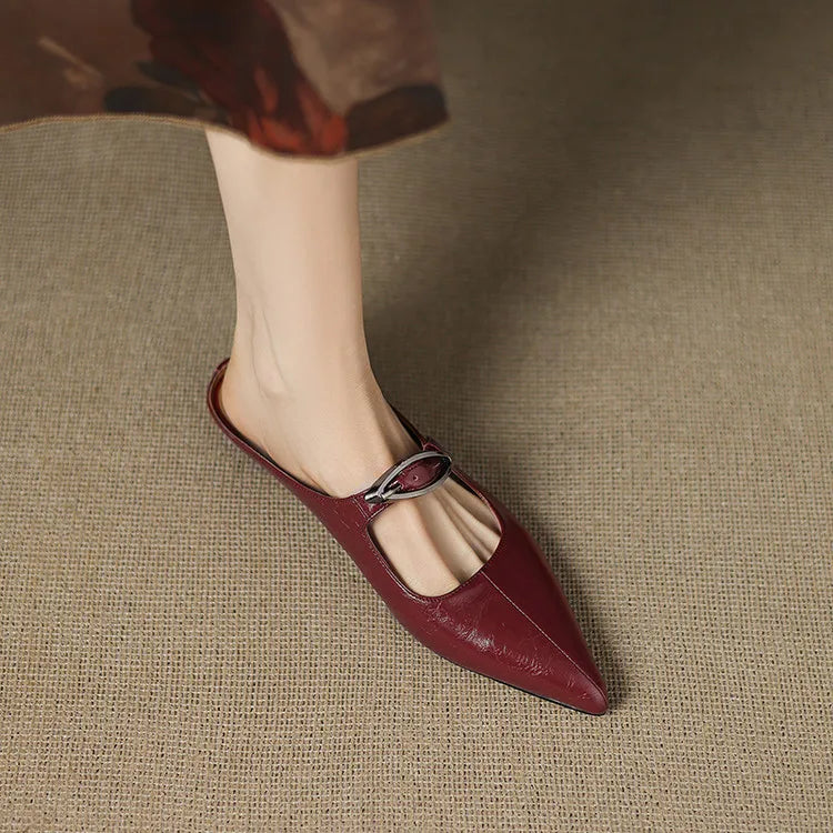 Wilda – Mules de Piel Natural