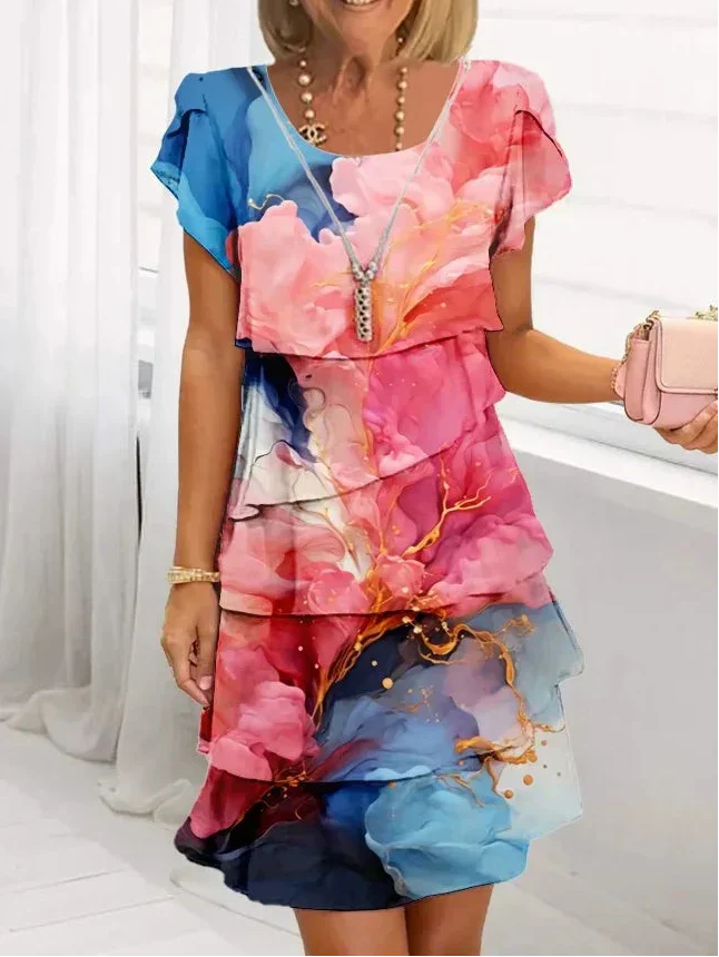 Caroline | Vestido Rizado Elegante y Confortable