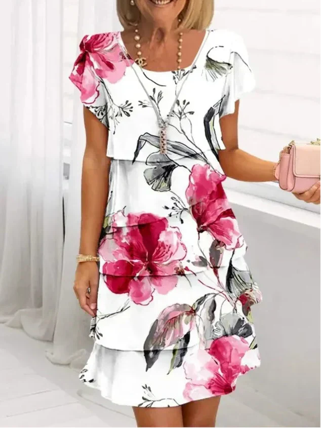 Cynthia | Vestido Elegante y Confortable con Volantes