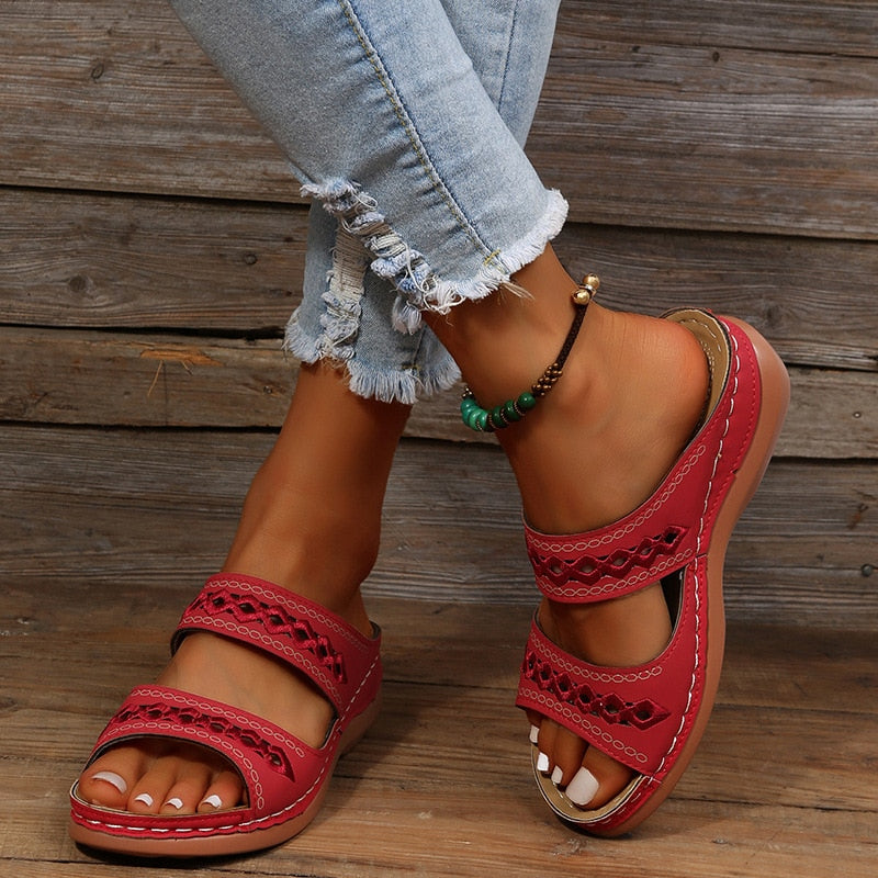 Allyssons - Sandalias ortopédicas cómodas para mujeres