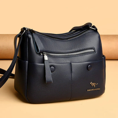 Bolso de Cuero Genuino Corvella