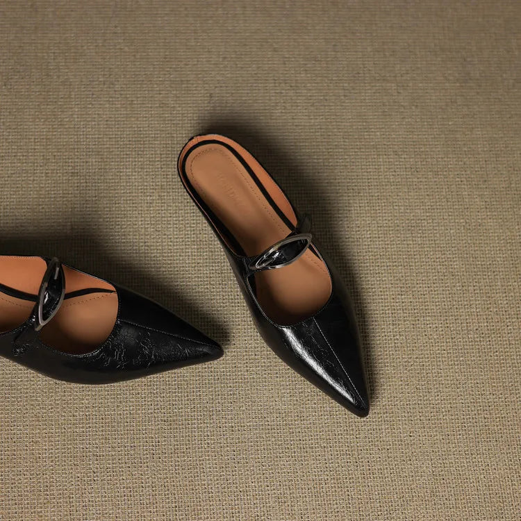Wilda – Mules de Piel Natural