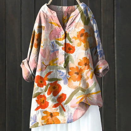 BLUSA LARGA DE FLORES ISALINE