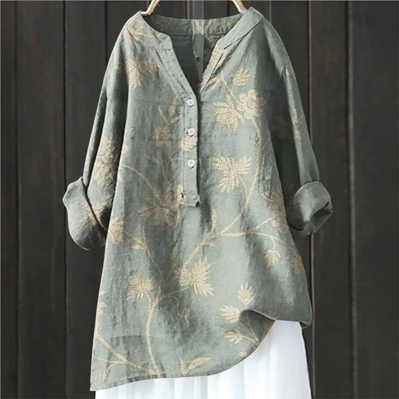 BLUSA LARGA FLORAL ISALINE
