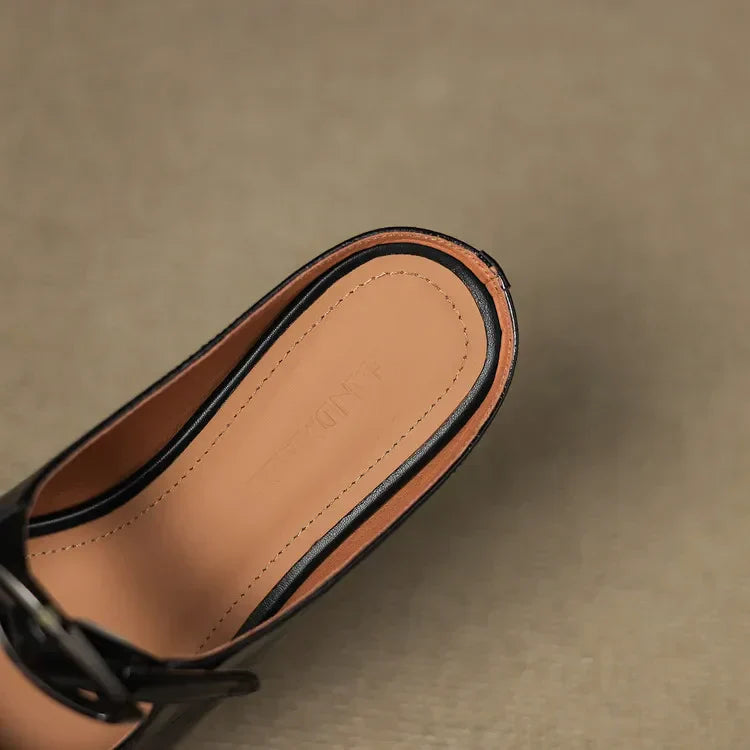 Clara – Mules de Piel Natural