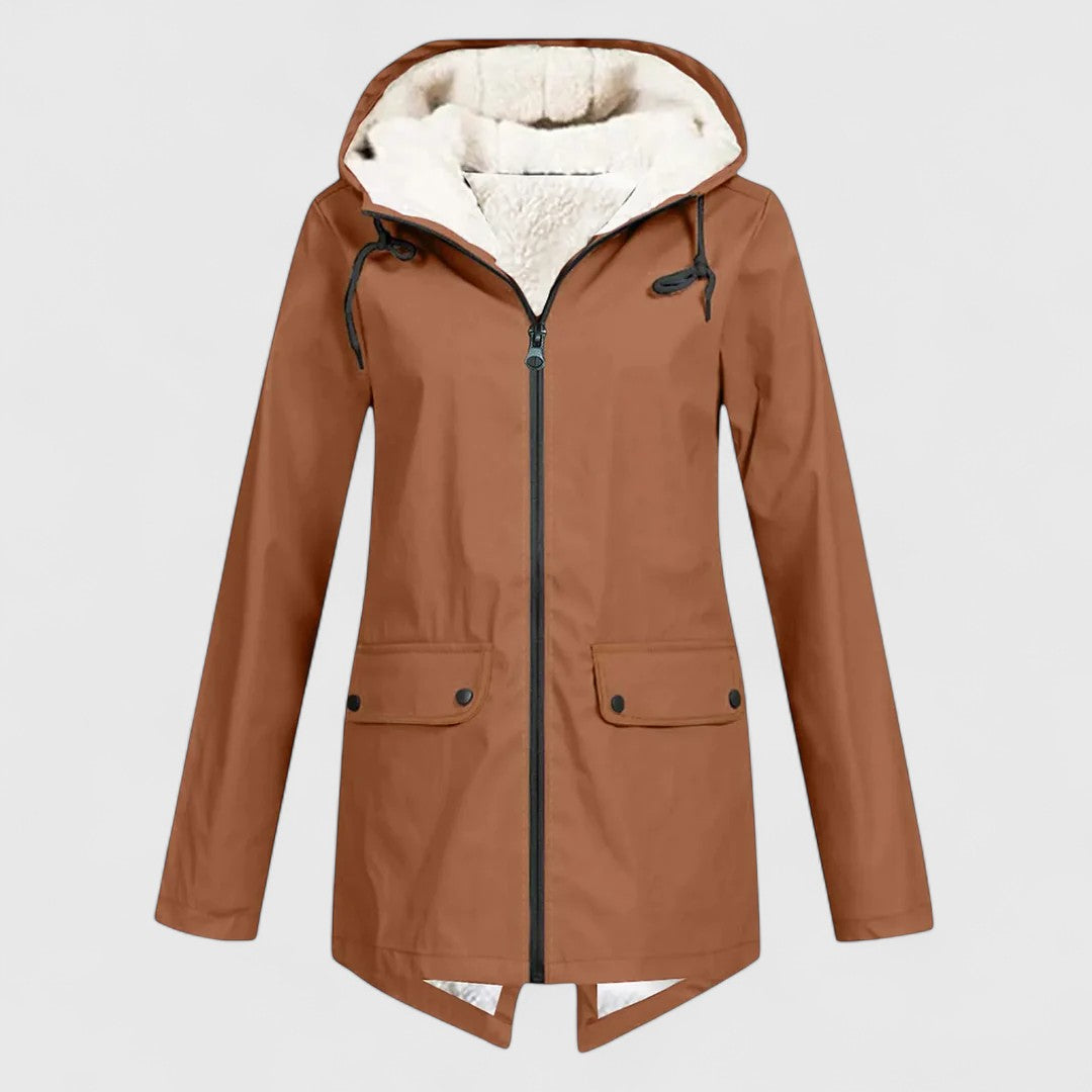 Mandy - Chaqueta de Forro Polar Impermeable