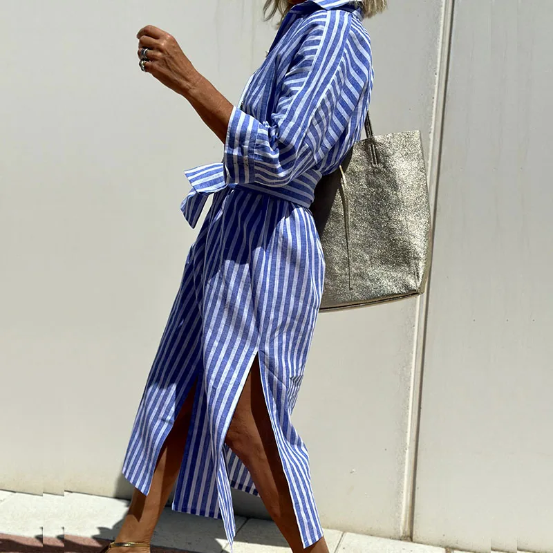 Navyah – Vestido Camisa Urbano