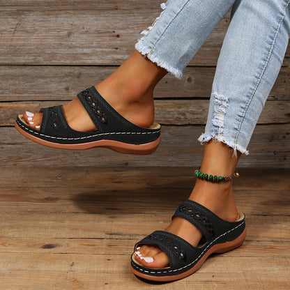 Allyssons - Sandalias ortopédicas cómodas para mujeres