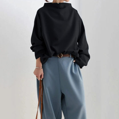Lisa | Top Casual con Cuello Alto
